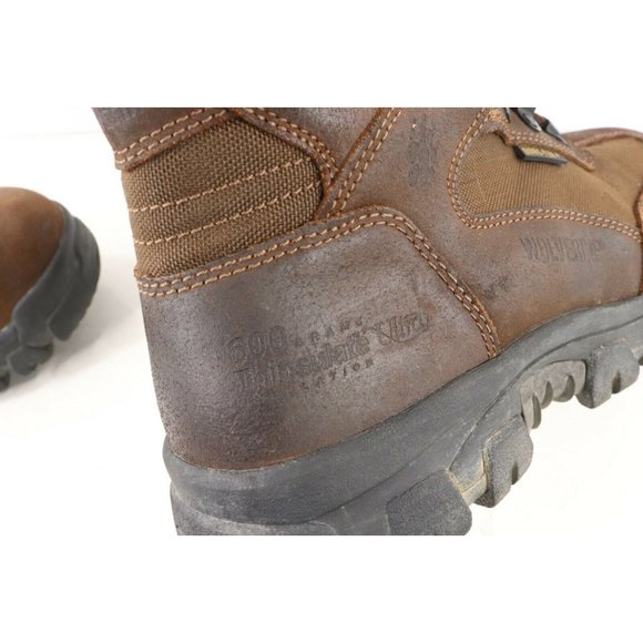 Vintage Wolverine Goretex Waterproof Leather Distressed Boots Brown